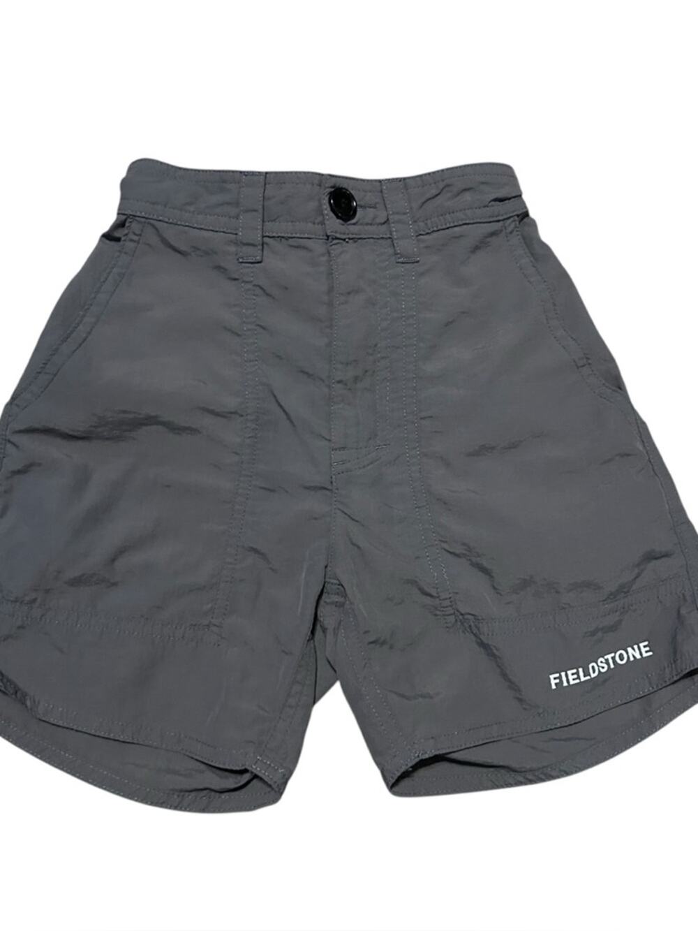 Fieldstone Little Boys Youth Small Gray Baggy Shorts